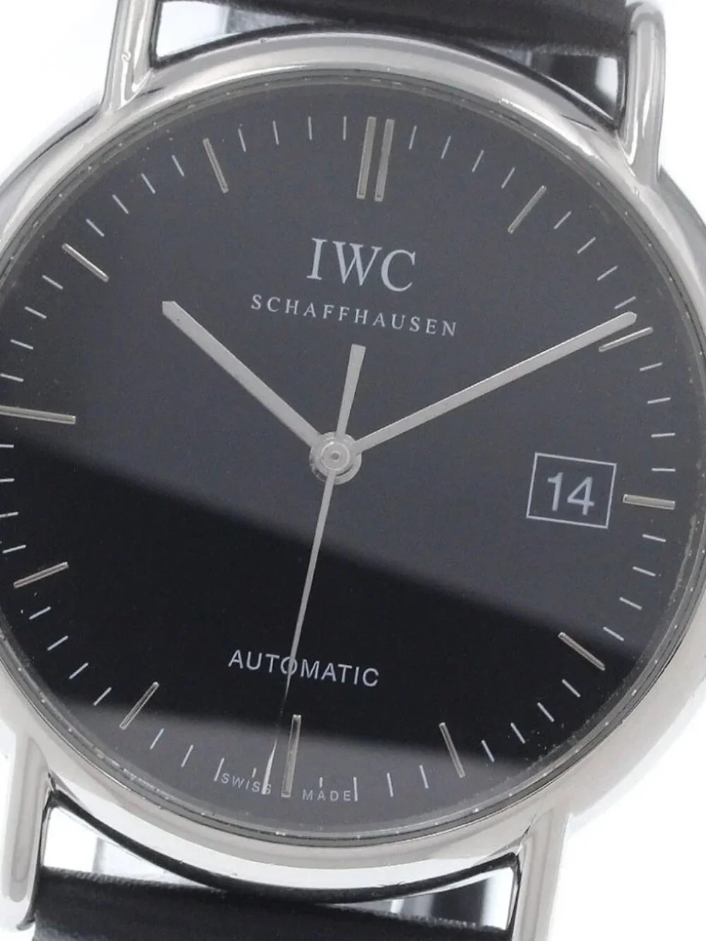 IWC SCHAFFHAUSEN Portofino IW353313 Date black Dial Automatic Men's Watch_945653